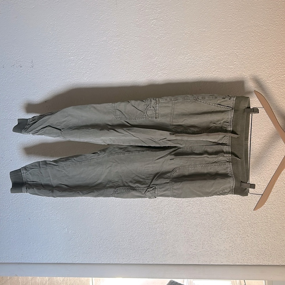 Army green joggers